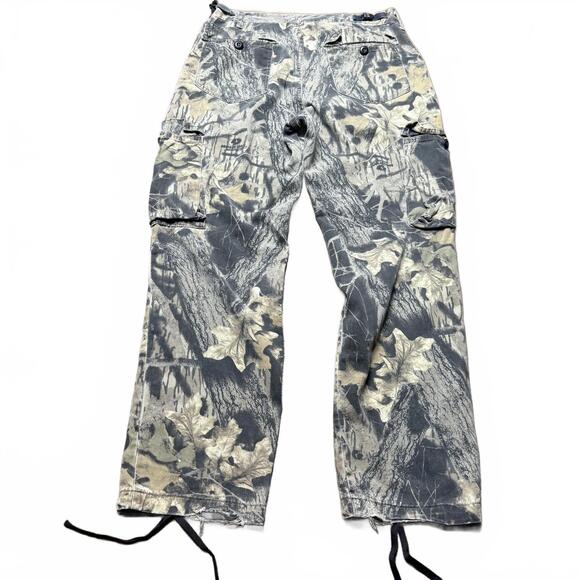 Vintage mossy oak Forest camo hunting fishing pants 34x29 - Picture 2 of 5